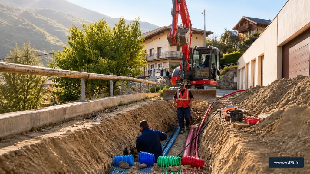 Installation de réseaux enterrés